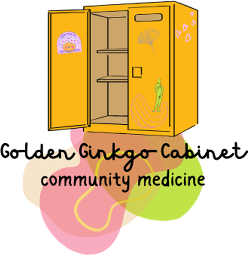 golden ginkgo cabinet